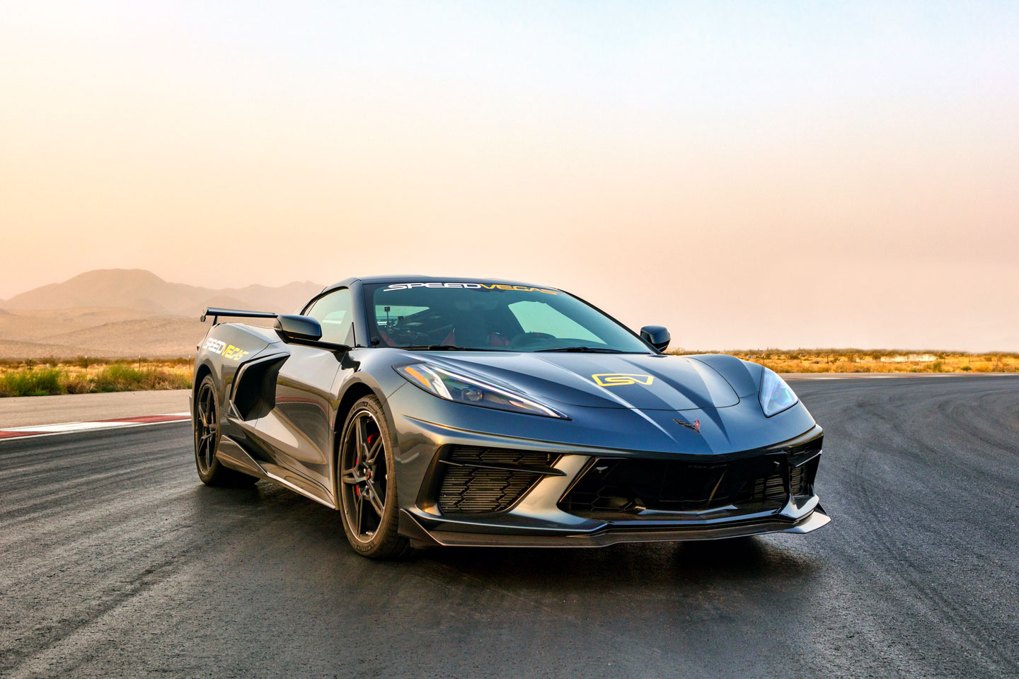XPEL Helps Protect Supercars in Las Vegas - Speed Vegas - Chevy C8 Corvette